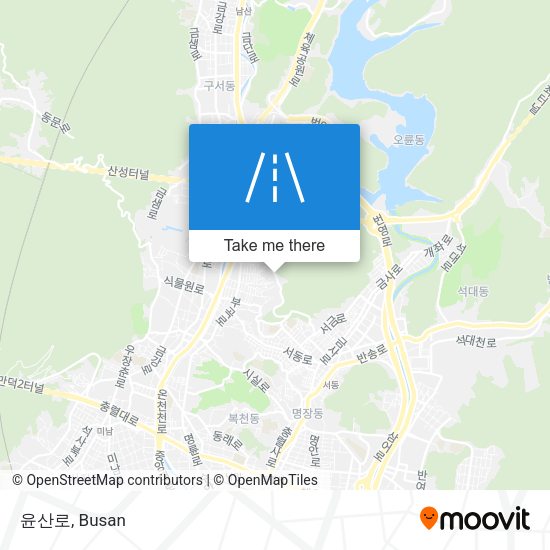 윤산로 map