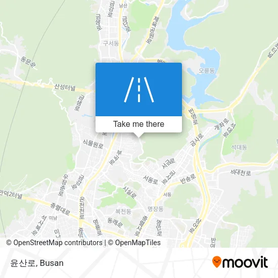 윤산로 map