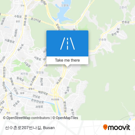 선수촌로207번나길 map