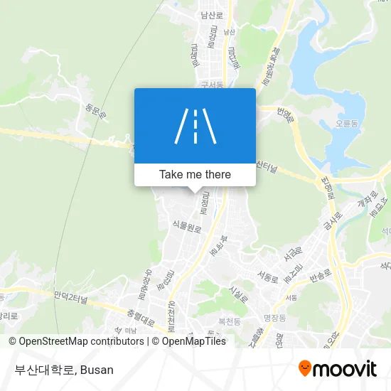 부산대학로 map