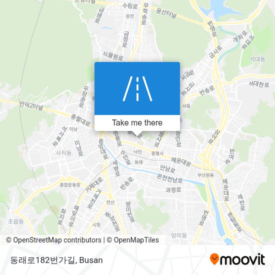 동래로182번가길 map