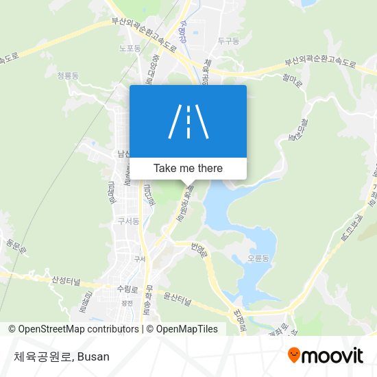 체육공원로 map
