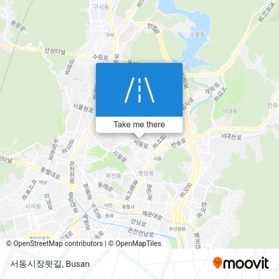 서동시장뒷길 map