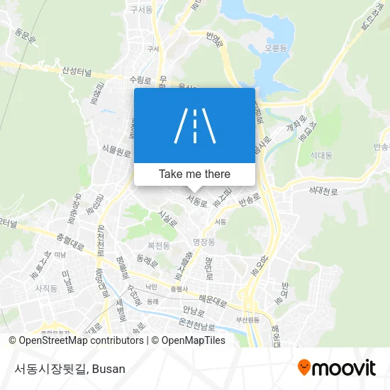 서동시장뒷길 map