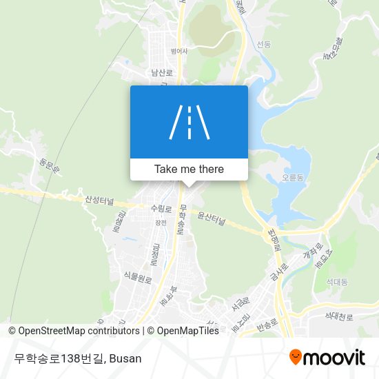 무학송로138번길 map