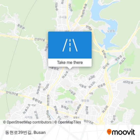 동현로39번길 map