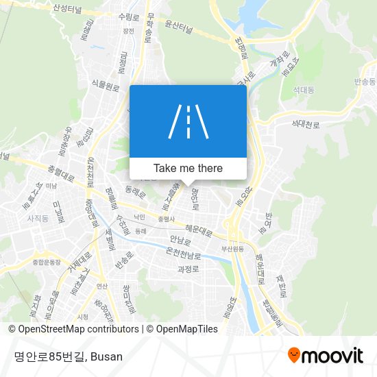 명안로85번길 map