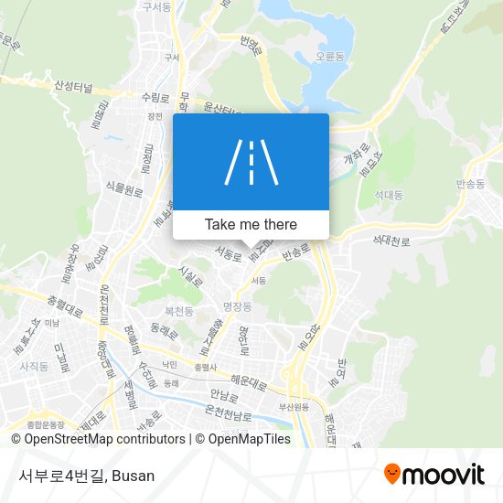서부로4번길 map