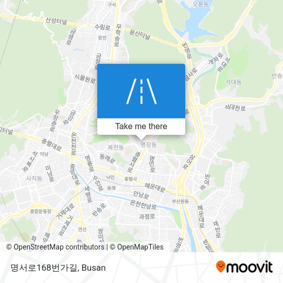 명서로168번가길 map
