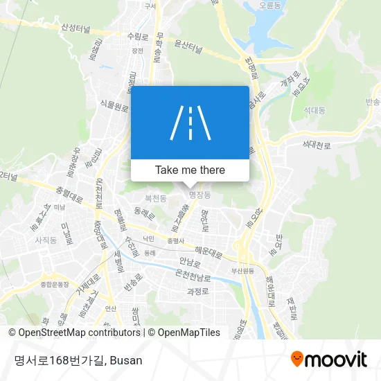명서로168번가길 map