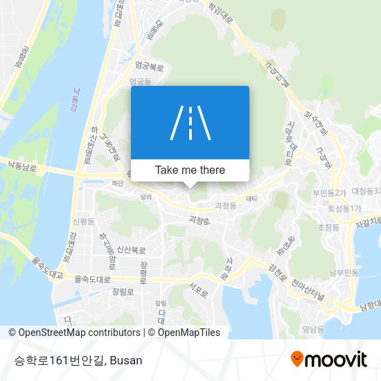 승학로161번안길 map