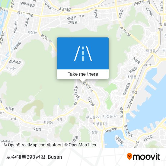 보수대로293번길 map