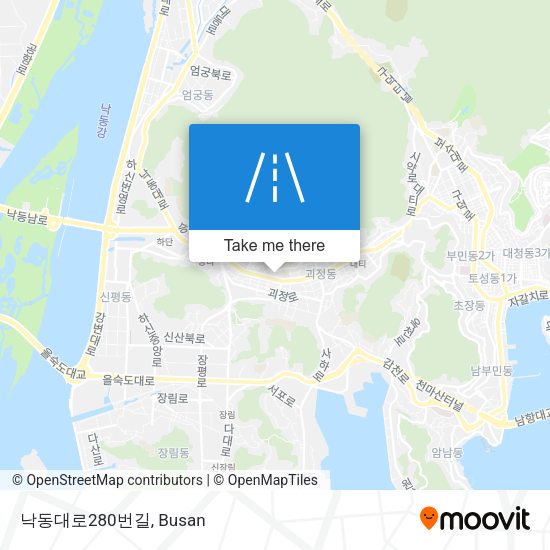 낙동대로280번길 map