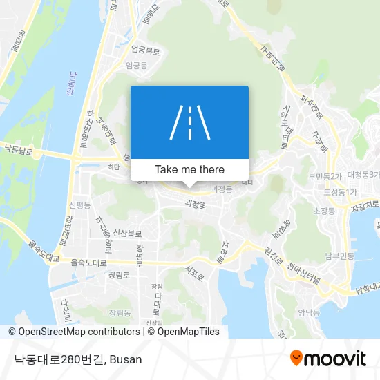 낙동대로280번길 map