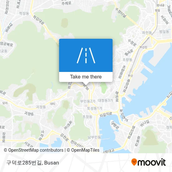 구덕로285번길 map
