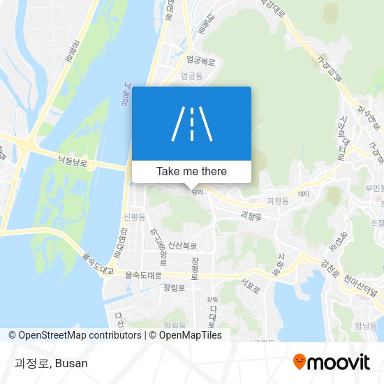 괴정로 map