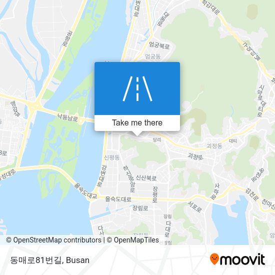 동매로81번길 map