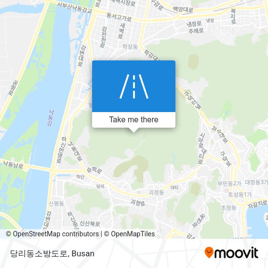 당리동소방도로 map