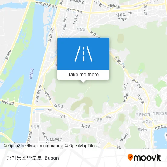 당리동소방도로 map