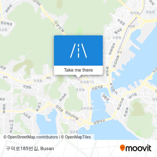 구덕로185번길 map
