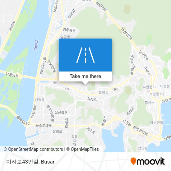 마하로43번길 map