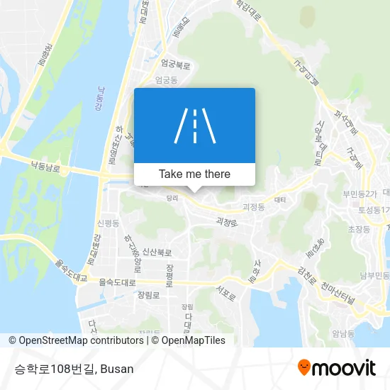 승학로108번길 map