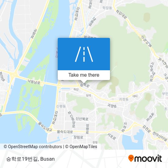 승학로19번길 map