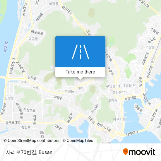 사리로70번길 map
