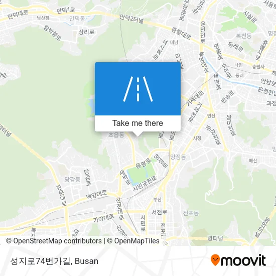 성지로74번가길 map