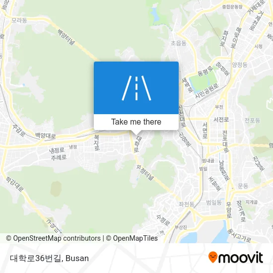 대학로36번길 map