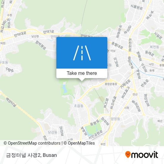 금정터널 사갱2 map