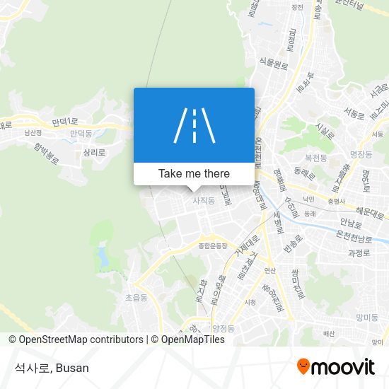 석사로 map