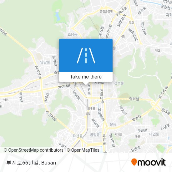 부전로66번길 map