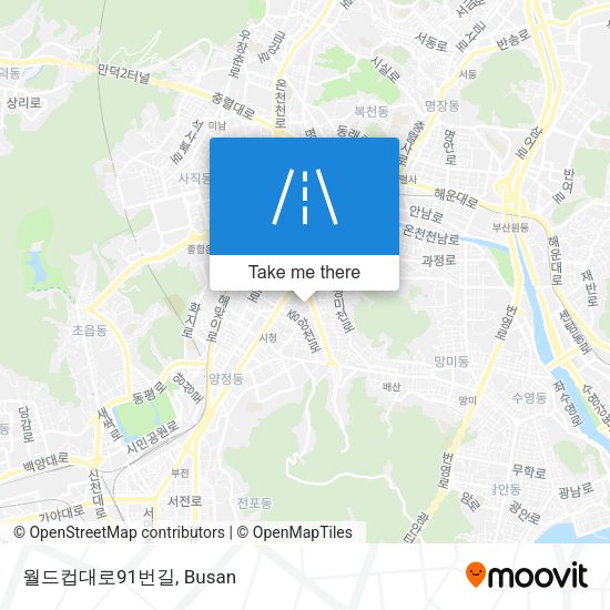 월드컵대로91번길 map