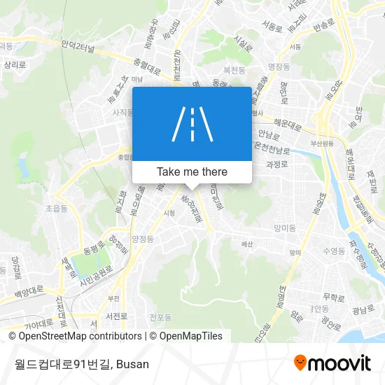 월드컵대로91번길 map