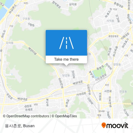 용사촌로 map