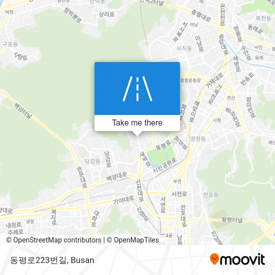 동평로223번길 map