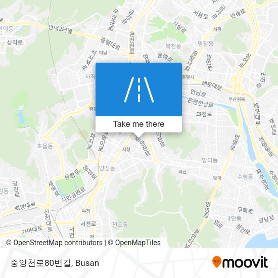 중앙천로80번길 map