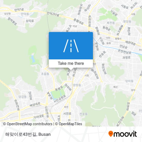 해맞이로43번길 map