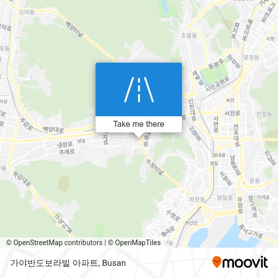 가야반도보라빌 아파트 map