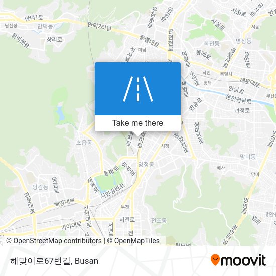 해맞이로67번길 map