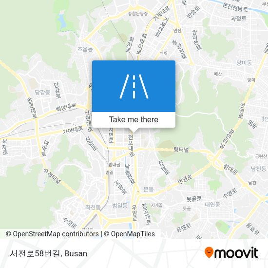 서전로58번길 map