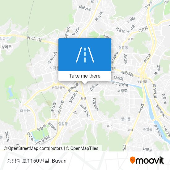 중앙대로1150번길 map