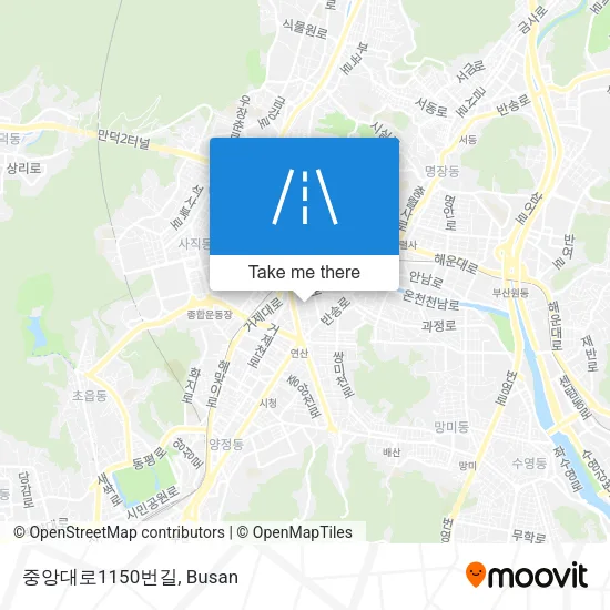 중앙대로1150번길 map