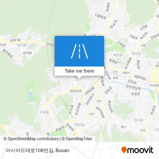 아시아드대로108번길 map