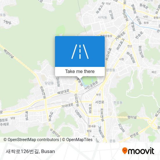 새싹로126번길 map