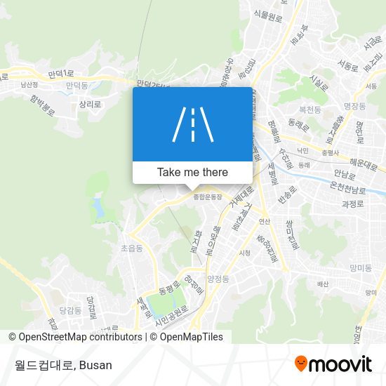 월드컵대로 map