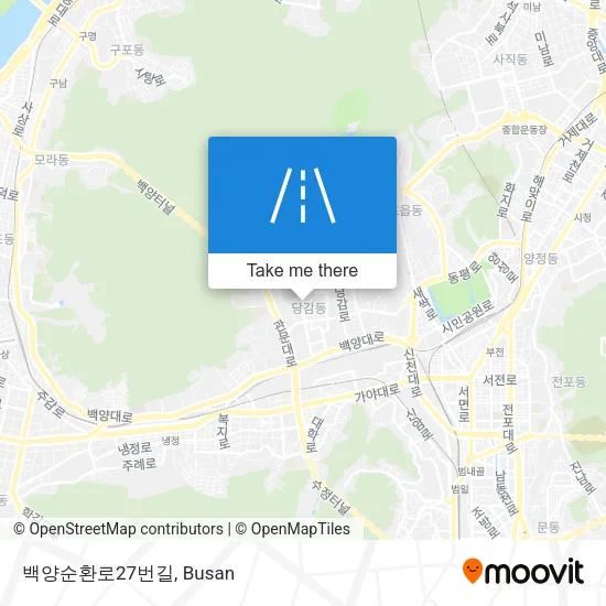 백양순환로27번길 map
