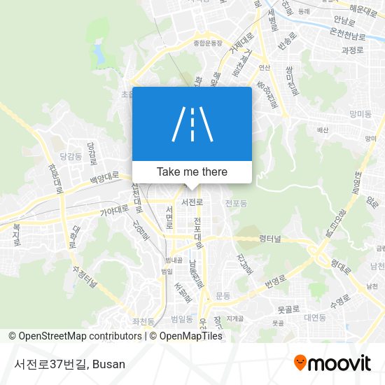 서전로37번길 map