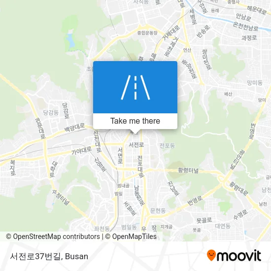 서전로37번길 map